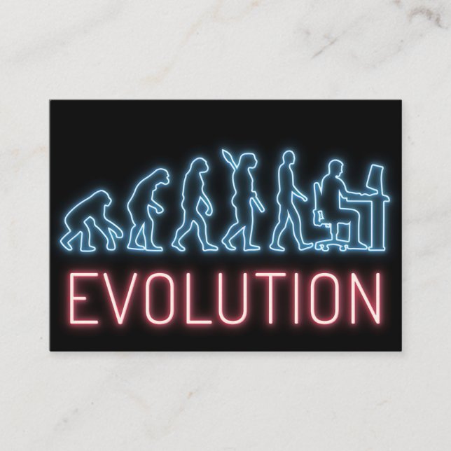 Gamer Gift | Gamer Evolution Visitenkarte (Vorderseite)
