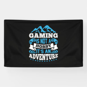 Gamer Gift Gaming ist kein Hobby Banner