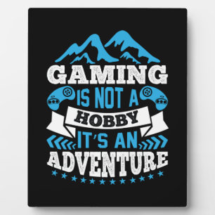 Gamer Gift Gaming ist kein Hobby Fotoplatte