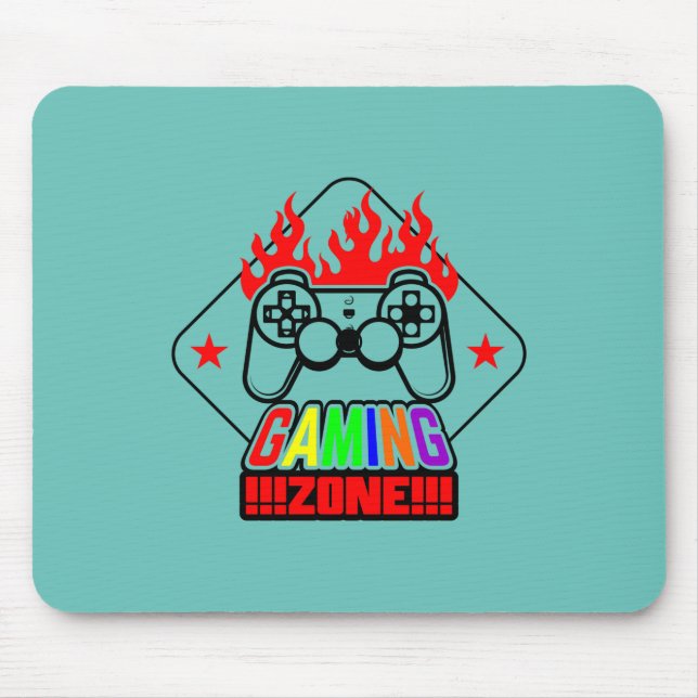 Gamer Gift Gaming Zone Mousepad (Vorne)