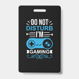 Gamer Gift I Am Gaming Ausweis