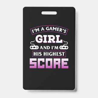 Gamer Gift I Bin ein Gamer Girl Ausweis
