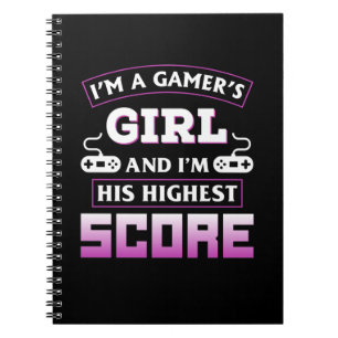 Gamer Gift I Bin ein Gamer Girl Notizblock