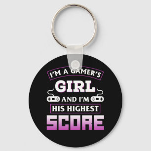 Gamer Gift I Bin ein Gamer Girl Schlüsselanhänger