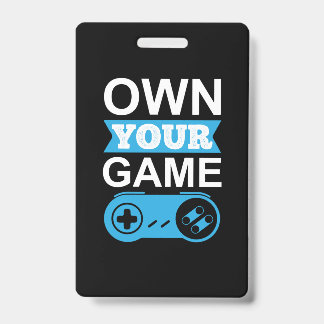 Gamer Gift Own Your Game Ausweis