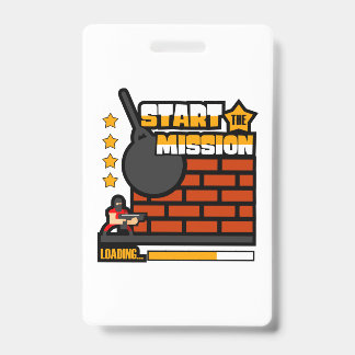 Gamer Gift Start der Mission Ausweis
