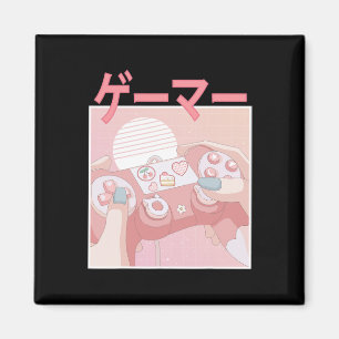 Gamer Girl Anime Kawaii Gaming Niedlich Video Game Magnet