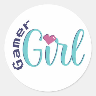 Gamer Girl Aufkleber - Süßes Gaming-Geschenk