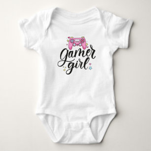 Gamer Girl Baby Strampler