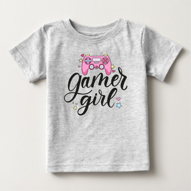 Gamer Girl Baby T-shirt (Vorderseite)