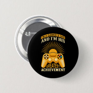 Gamer Girl Button