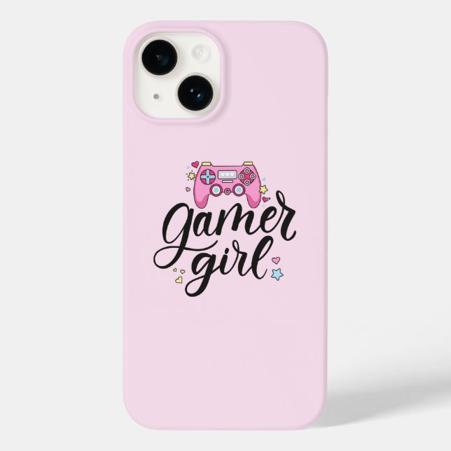 Gamer Girl Case-Mate iPhone 14 Hülle (Rückseite)