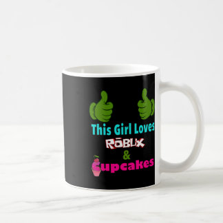 Gamer Girl Design Sagt Dieses Mädchen Liebt Robux  Kaffeetasse