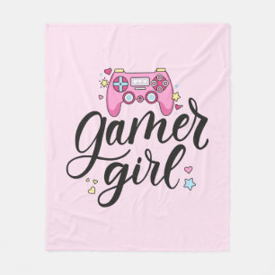 Gamer Girl Fleecedecke