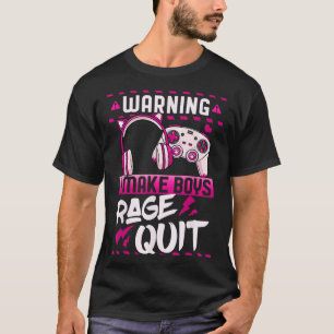Gamer Girl Gaming Video Games Streamer T-Shirt