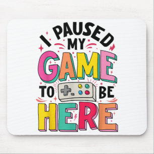 Gamer Girl Ich hielt mein Spiel an, um hier lustig Mousepad