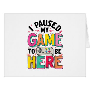 Gamer Girl J'Ai Suspendu Mon Jeu Pour Être Ici Vid