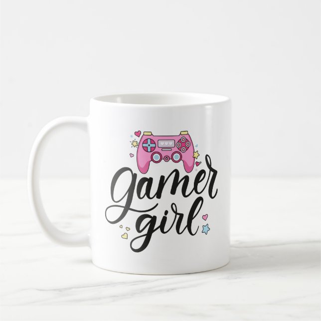 Gamer Girl Kaffeetasse (Links)