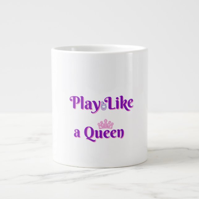 Gamer Girl Mode Jumbo-Tasse (Vorderseite)
