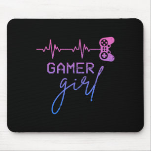 Gamer Girl Niedlich Heartbeat Gamer for Girl Mousepad