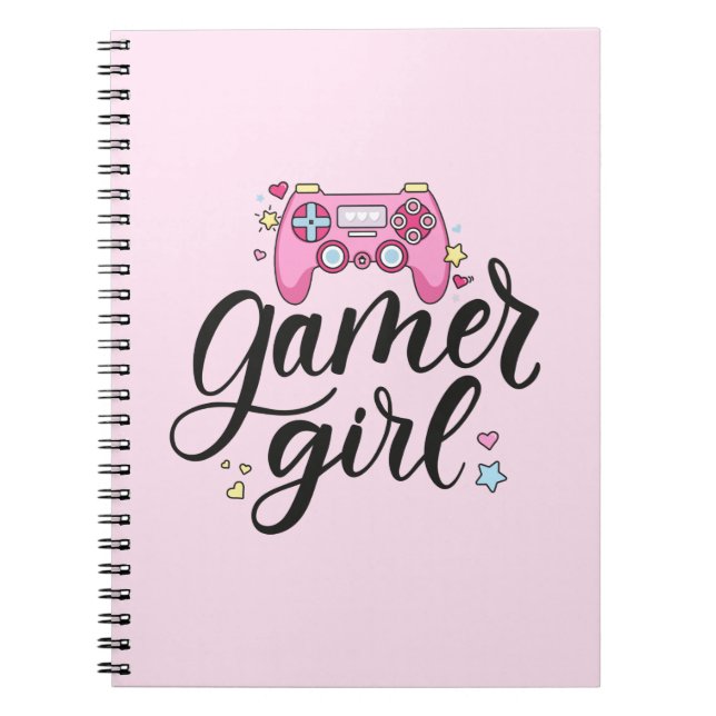 Gamer Girl Notizblock (Vorderseite)