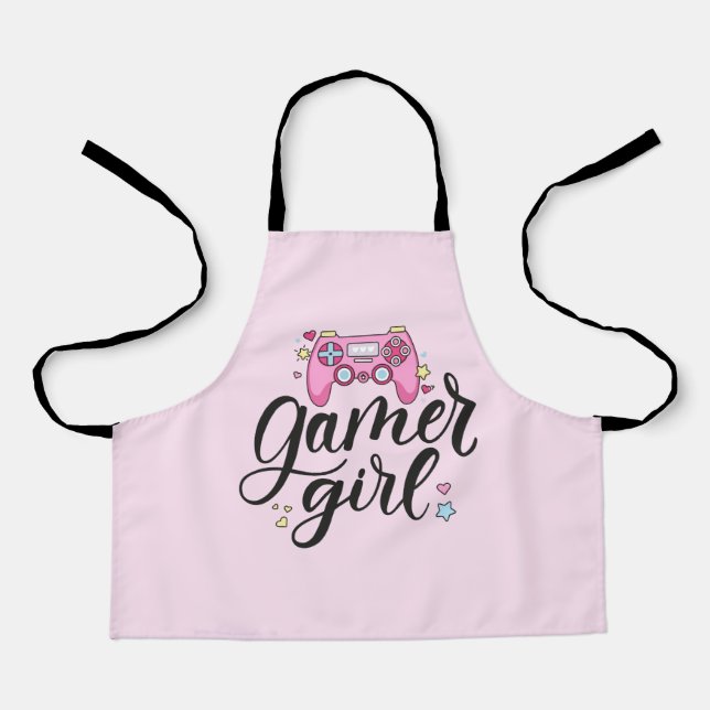 Gamer Girl Schürze (Vorderseite)