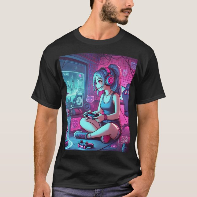 Gamer Girl T-Shirt (Vorderseite)