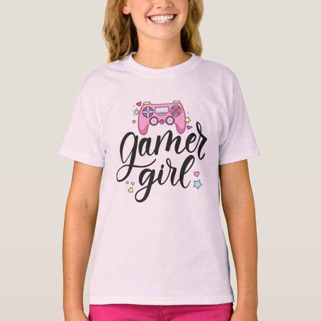Gamer Girl T-Shirt (Vorderseite)