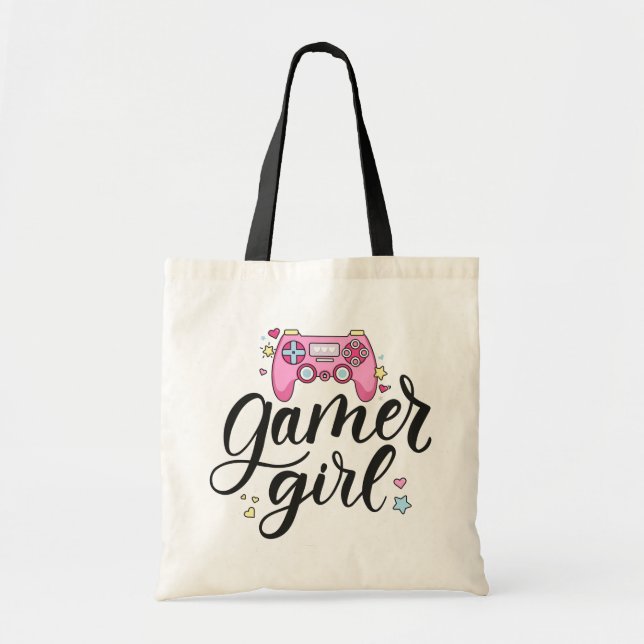 Gamer Girl Tragetasche (Vorne)