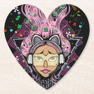 Gamer Girl Untersetzer