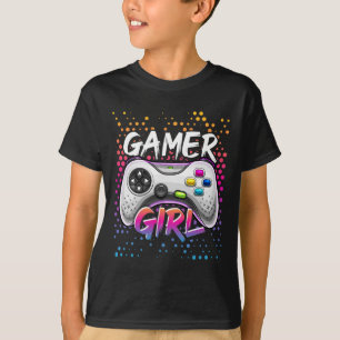 Gamer Girl Video Game Controller Gaming Geburtstag T-Shirt