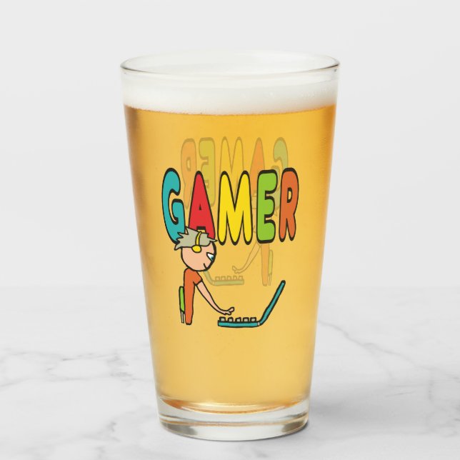 Gamer Glas (Vorne (Gefüllt))