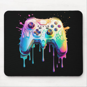 Gamer-Grafik-Videospiel - Farbenspiel-Videospiel-L Mousepad