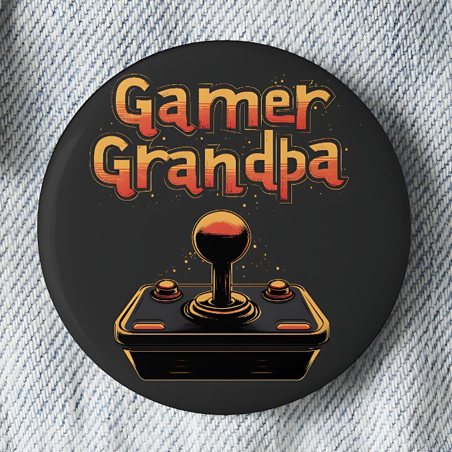 Gamer Grandpa Button (Von Creator hochgeladen)