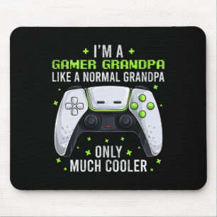 Gamer Grandpa Gaming Gaming Shirt Funny Video Game Mousepad