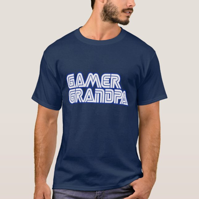 Gamer Grandpa T-Shirt (Vorderseite)