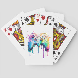Gamer Graphic Video Game - farbenfrohe Video Game  Spielkarten