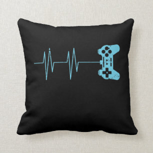 Gamer-Herzschlag-T - Kissen