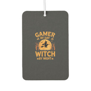 Gamer-Hexe Halloween-Gaming-Design Autolufterfrischer