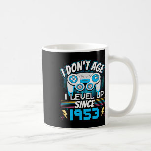 Gamer I Don't Age I Level Up Seit 1953 Gaming Bir Kaffeetasse