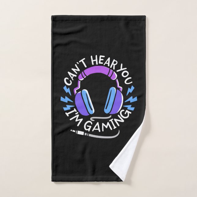 Gamer Ich spiele Handtuch (Handtuch)