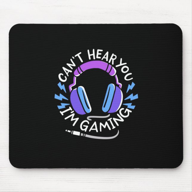 Gamer Ich spiele Mousepad (Vorne)