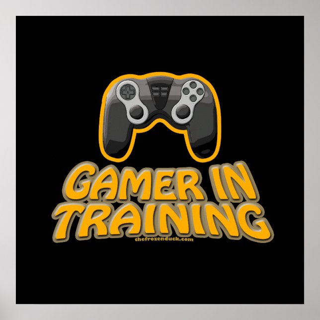 Gamer in Training - Controller Poster (Vorne)