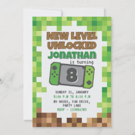 GAMER INVITATION EINLADUNG