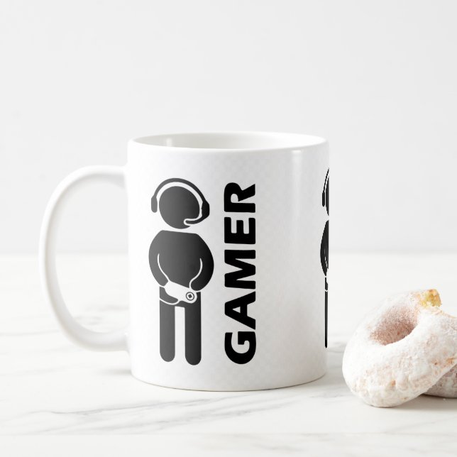 Gamer Kaffeetasse (Mit Donut)