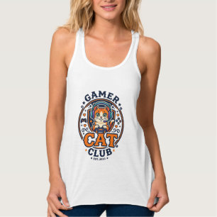 Gamer-Katze Katzen-Mama Geschenkidee - Gamer Cat C Tank Top