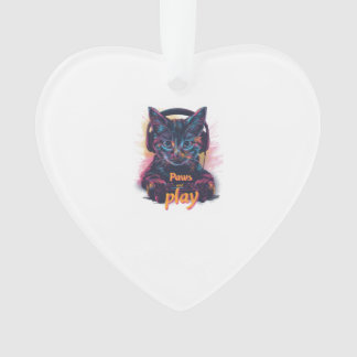 Gamer-Katze Level Up Ornament