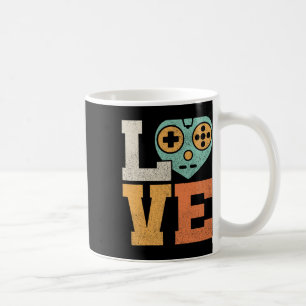Gamer Liebe Outfit Vintages Videospiel Kostüm Retr Kaffeetasse
