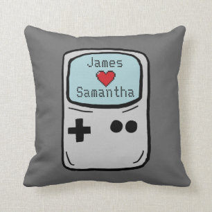 Gamer-Liebeherz-Hochzeitsgeschenkkissen Kissen