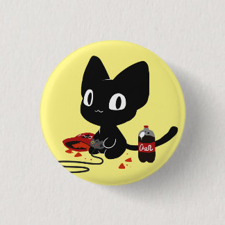 Gamer-Miezekatze-Knopf Button